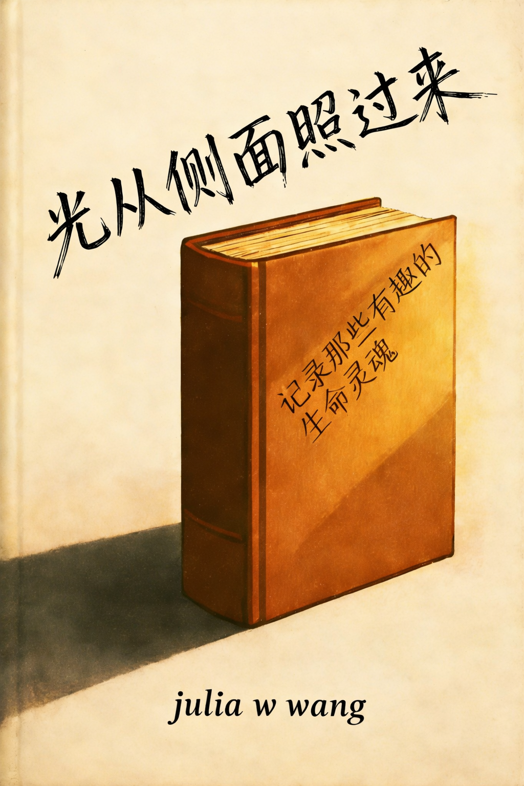 《光从侧面照过来》中文版封面